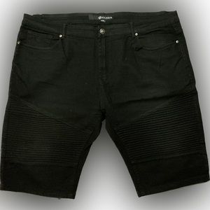 Men's Rocawear Black Denim Shorts, Size 40